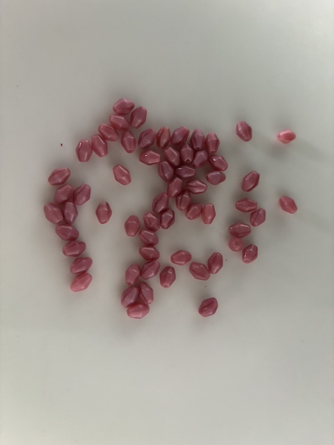 roze kralen